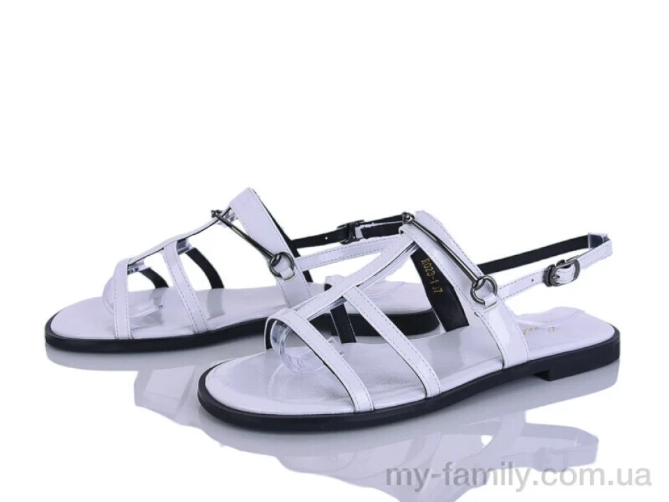 Босоніжки штучний лак білий жінки -, Жіночі босоніжки оптом