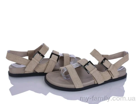 Босоніжки штучна замша бежевий жінки -, Жіночі босоніжки оптом