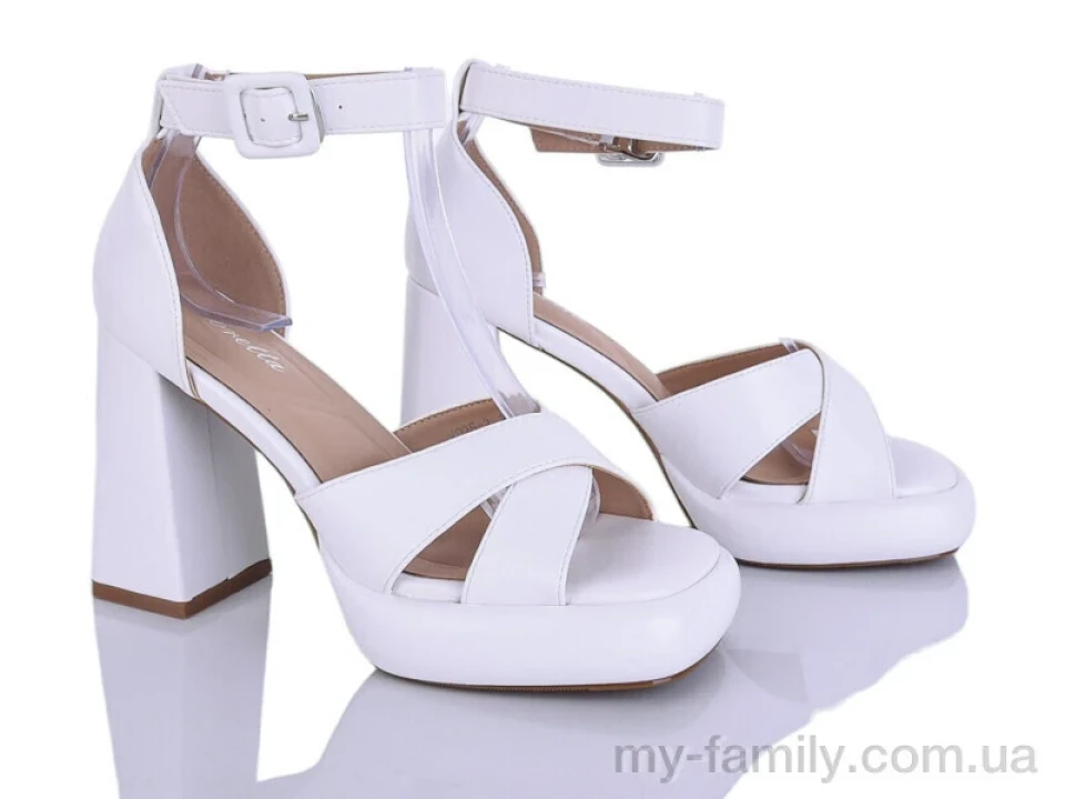 Босоніжки штучна шкіра білий жінки -, Жіночі босоніжки оптом