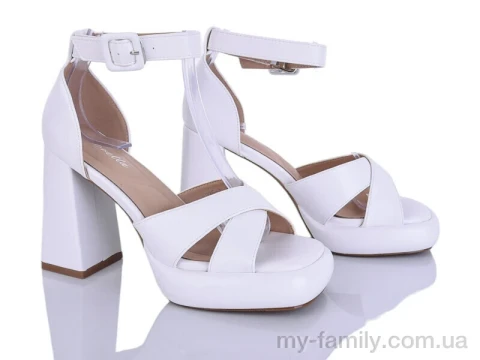 Босоножки искусственная кожа белый женщины -, Женские босоножки оптом