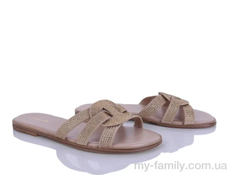 Шлепки искусственная замша бежевый женщины -, Женские шлепки оптом