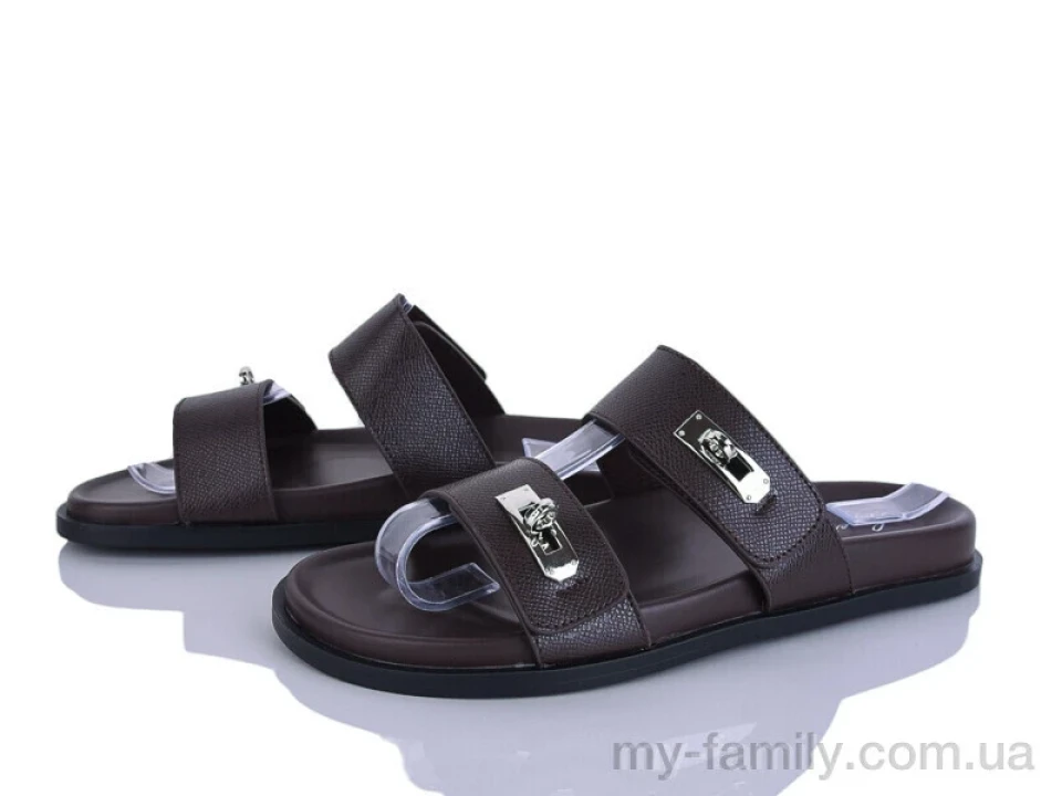 Шльопанці штучна шкіра коричневий жінки -, Жіночі шльопанці оптом