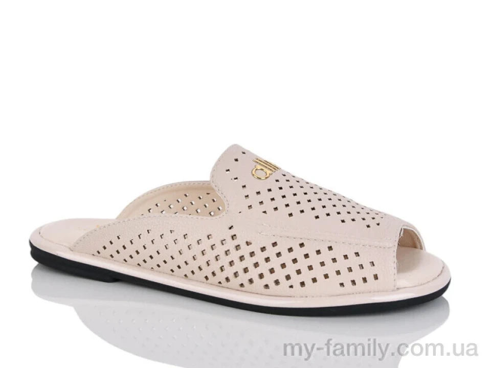 Шльопанці штучна шкіра бежевий жінки -, Жіночі шльопанці оптом