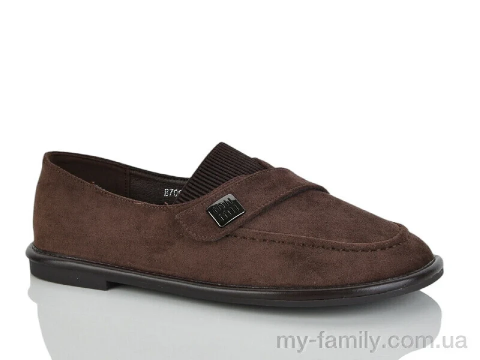 Туфлі штучна замша коричневий жінки -, Туфлі жіночі оптом