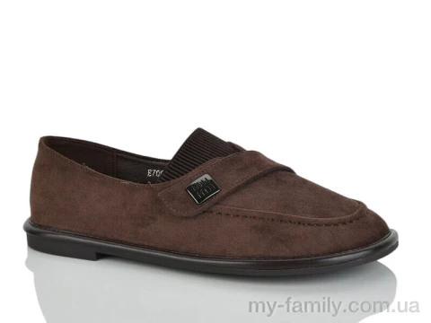 Туфлі штучна замша коричневий жінки -, Туфлі жіночі оптом