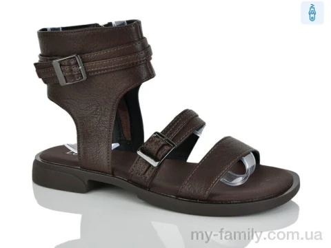 Босоніжки штучна шкіра коричневий жінки -, Жіночі босоніжки оптом