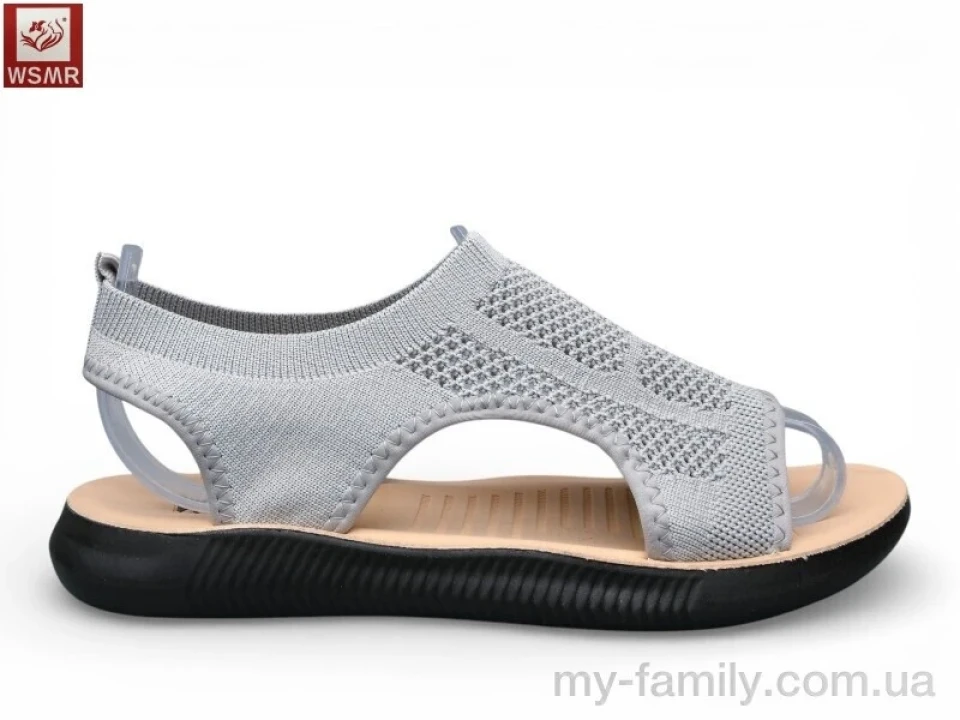 Босоніжки текстиль сірий жінки -, Жіночі босоніжки оптом