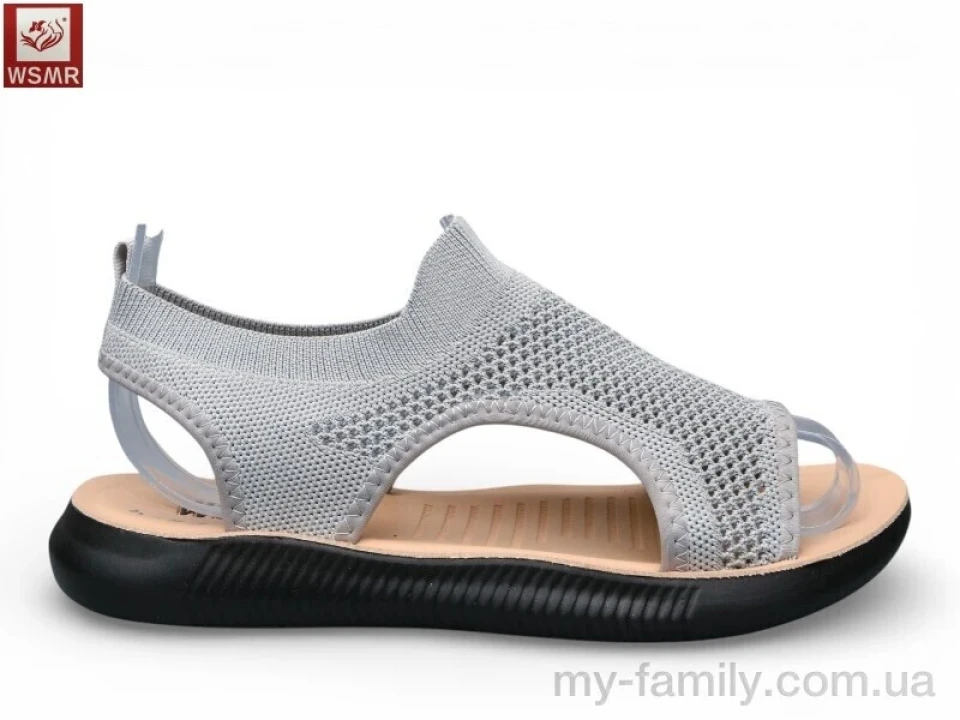 Босоніжки текстиль сірий жінки -, Жіночі босоніжки оптом