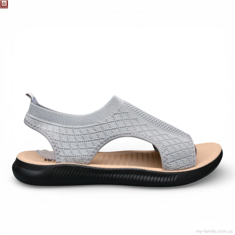 Босоніжки текстиль сірий жінки -, Жіночі босоніжки оптом