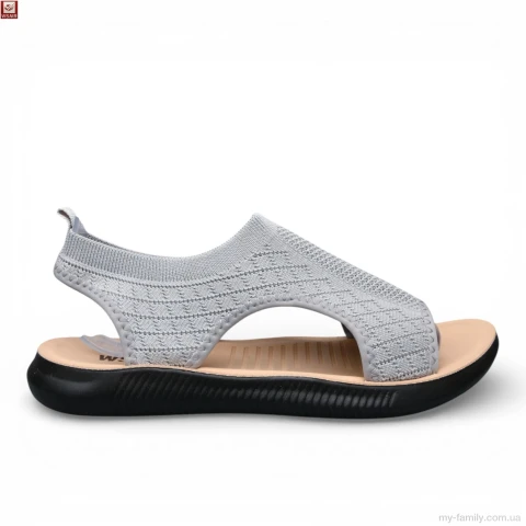 Босоніжки текстиль сірий жінки -, Жіночі босоніжки оптом