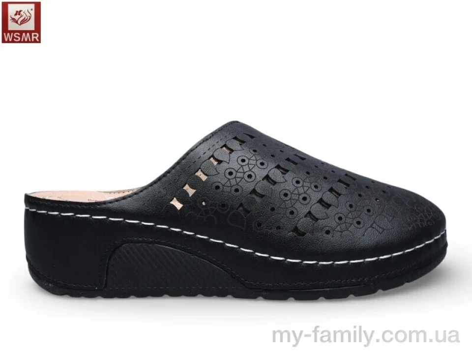 Шльопанці штучна шкіра чорний жінки -, Жіночі шльопанці оптом