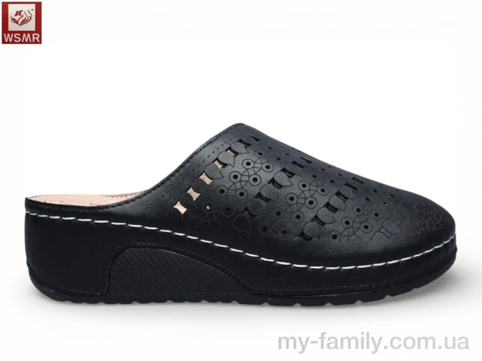 Шльопанці штучна шкіра чорний жінки -, Жіночі шльопанці оптом