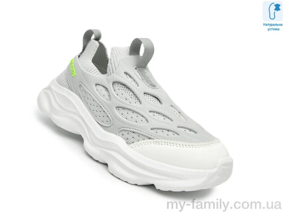 Кросівки текстиль-піна сірий діти унісекс, Дитячі кросівки оптом