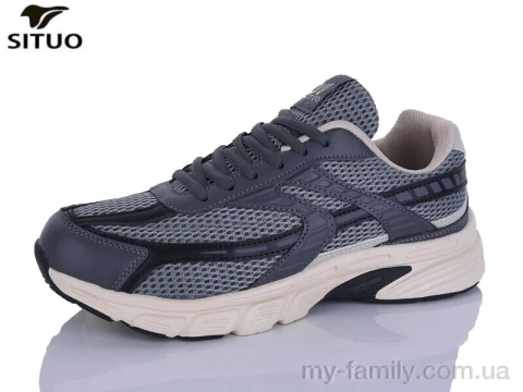 Кросівки штучна шкіра-текстиль сірий чоловіки -, Чоловічі кросівки оптом