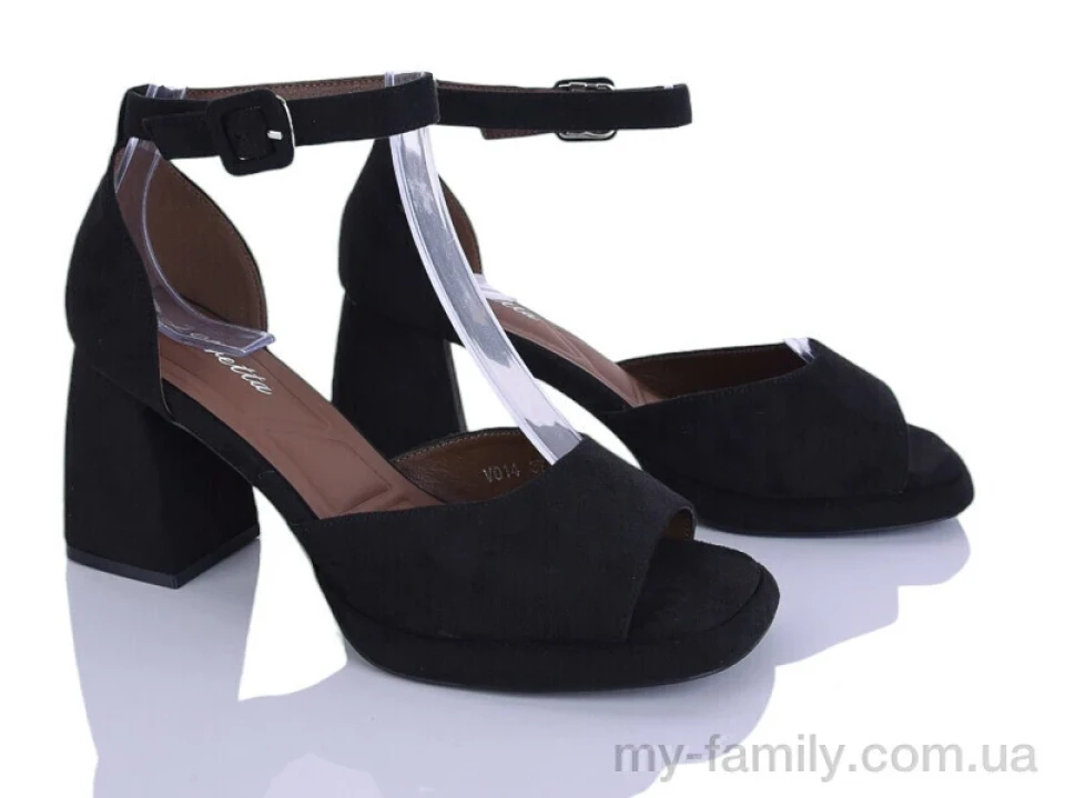 Босоніжки штучна замша чорний жінки -, Жіночі босоніжки оптом