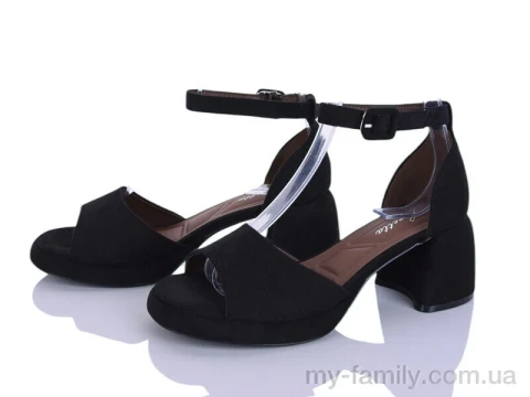 Босоніжки штучна замша чорний жінки -, Жіночі босоніжки оптом