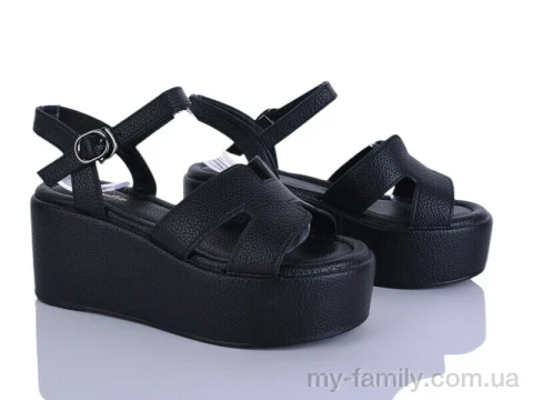 Босоніжки штучна шкіра чорний жінки -, Жіночі босоніжки оптом