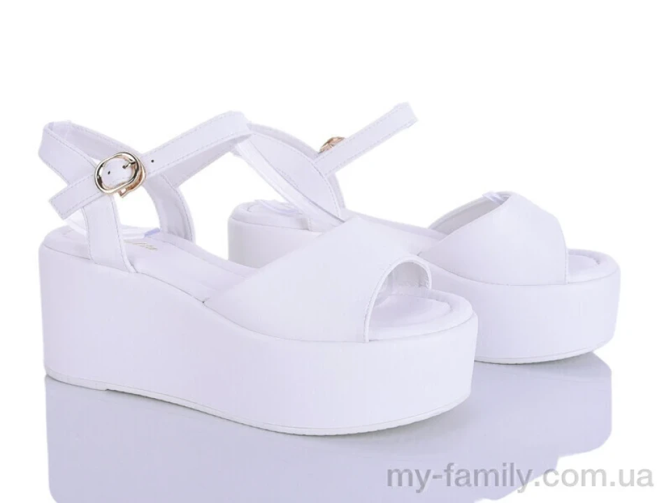 Босоніжки штучна шкіра білий жінки -, Жіночі босоніжки оптом