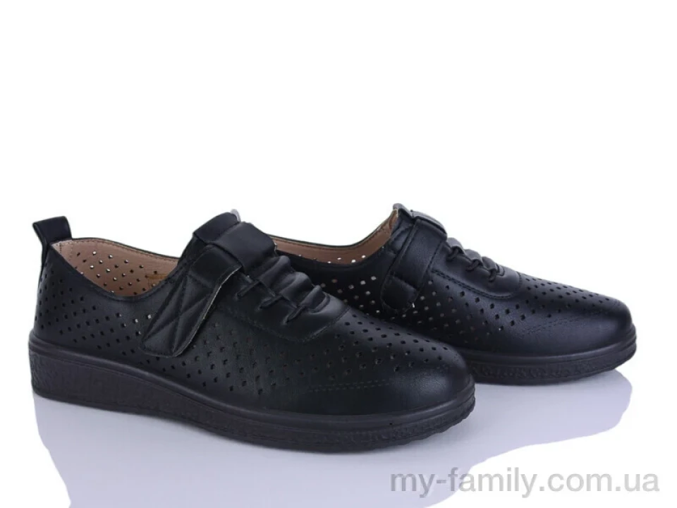 Туфлі штучна шкіра чорний жінки -, Туфлі жіночі оптом