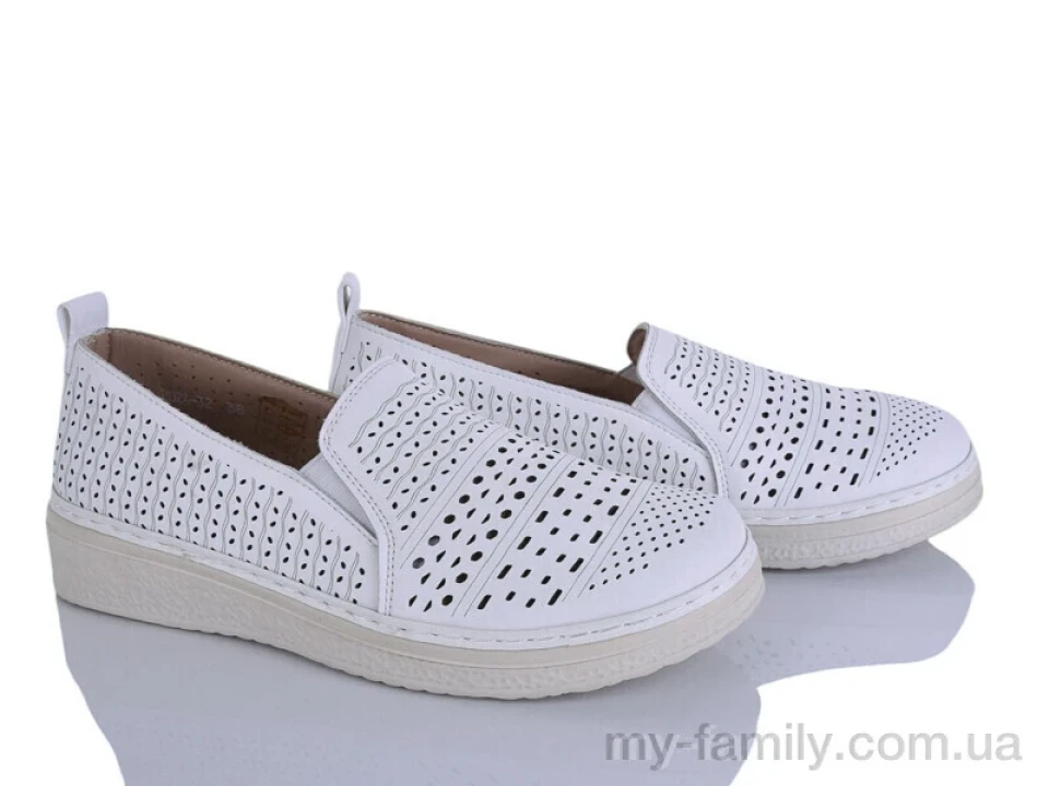 Туфлі штучна шкіра білий жінки -, Туфлі жіночі оптом