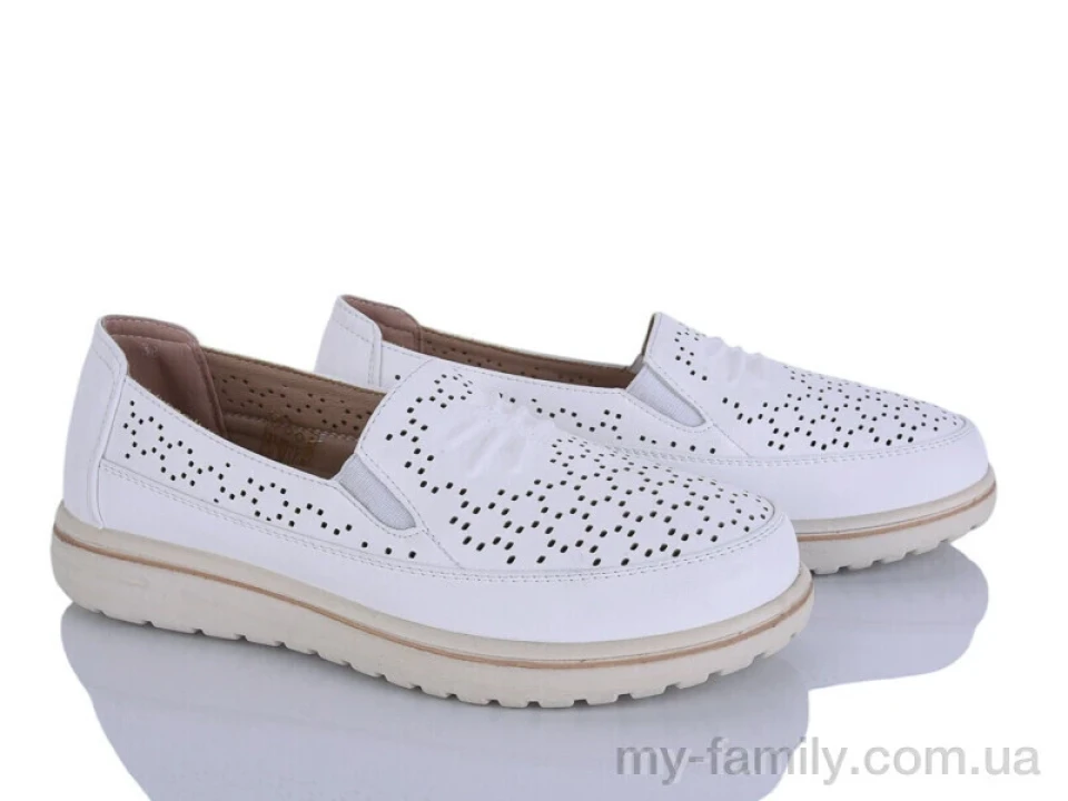 Туфлі штучна шкіра білий жінки -, Туфлі жіночі оптом