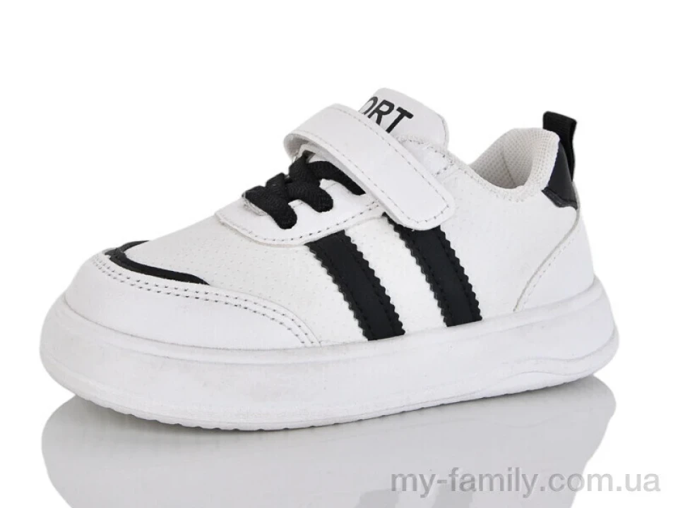 Кросівки штучна шкіра білий діти унісекс, Дитячі кросівки оптом