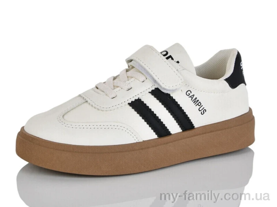 Кросівки штучна шкіра бежевий діти унісекс, Дитячі кросівки оптом