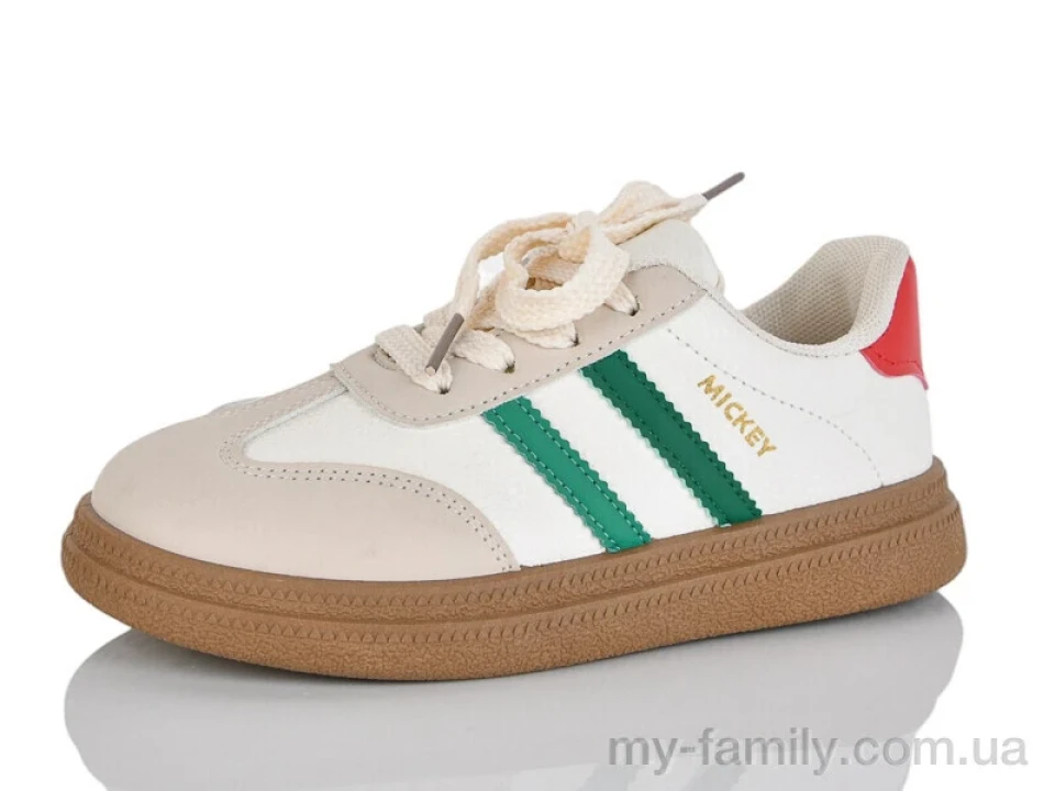 Кросівки штучна шкіра бежевий діти унісекс, Дитячі кросівки оптом