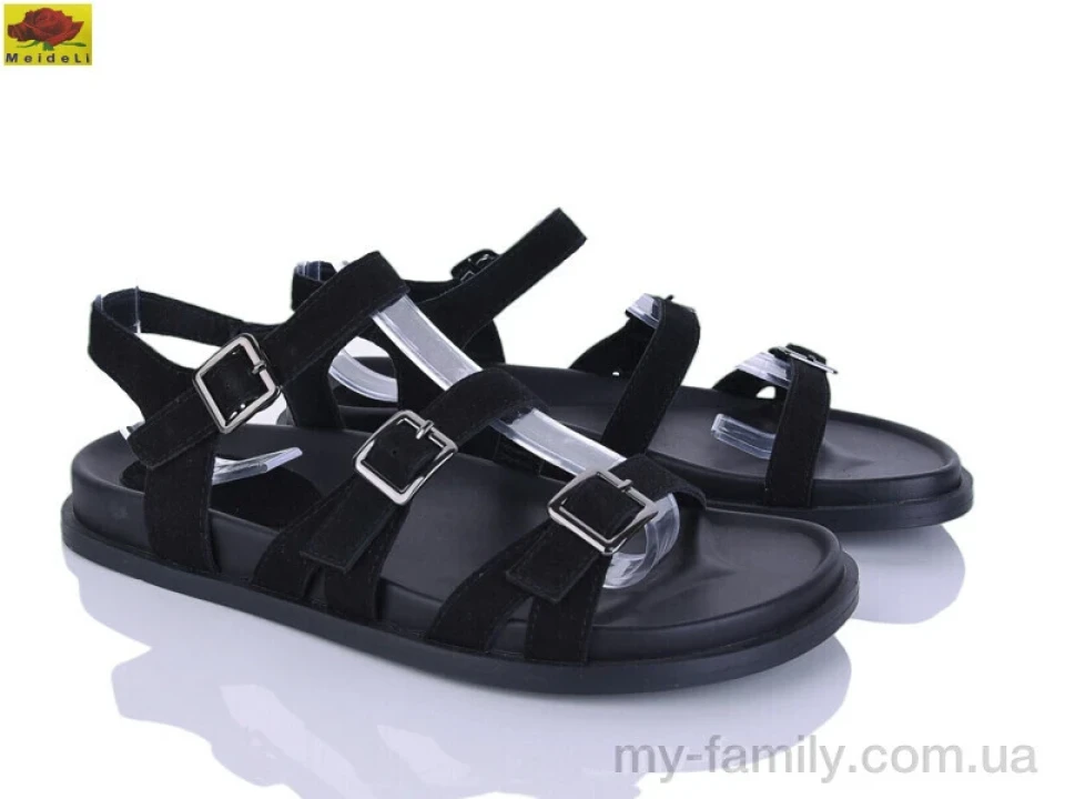 Босоніжки штучна замша чорний жінки -, Жіночі босоніжки оптом