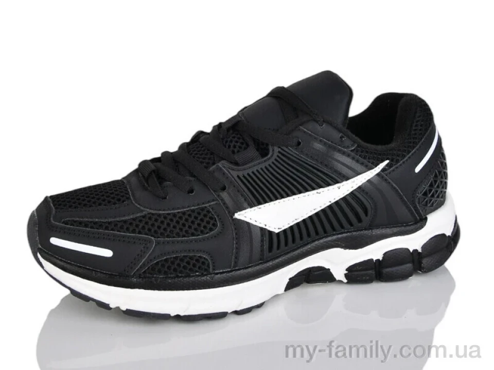 Кросівки штучна шкіра-текстиль чорний унісекс -, Унісекс кросівки оптом