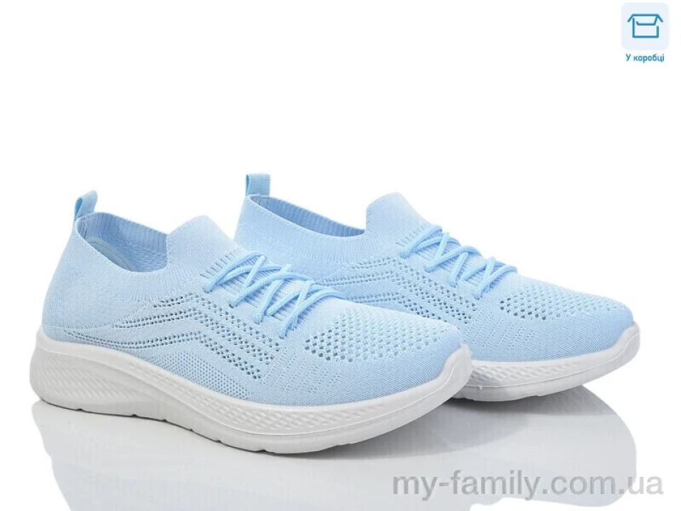 Кросівки текстиль блакитний жінки -, Жіночі кросівки оптом
