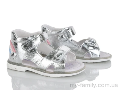Босоножки искусственная кожа серебряный дети девочка, Взуття оптом дети