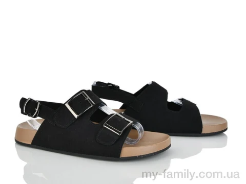 Босоніжки штучна замша чорний жінки -, Жіночі босоніжки оптом