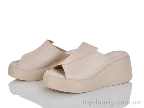 Шльопанці штучна шкіра бежевий жінки -, Жіночі шльопанці оптом