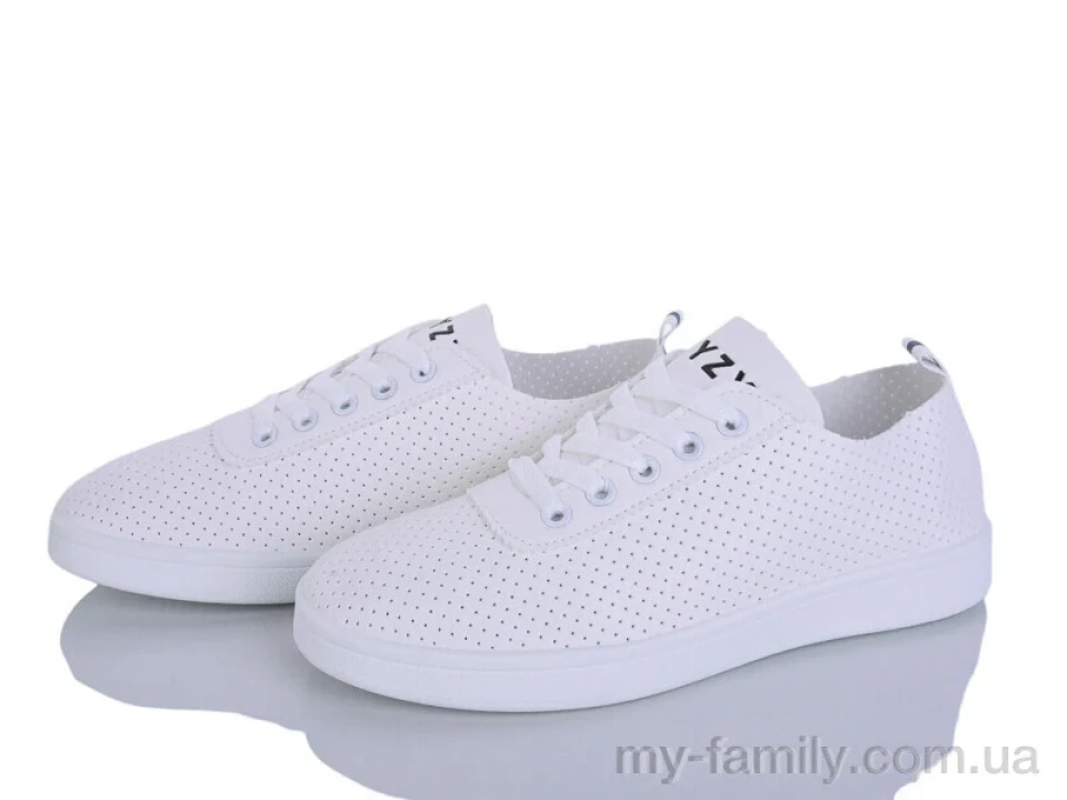 Кросівки штучна шкіра білий жінки -, Жіночі кросівки оптом