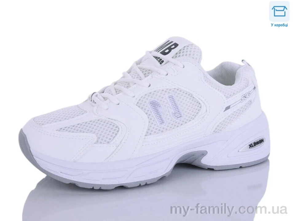 Кросівки штучна шкіра-текстиль білий жінки -, Жіночі кросівки оптом