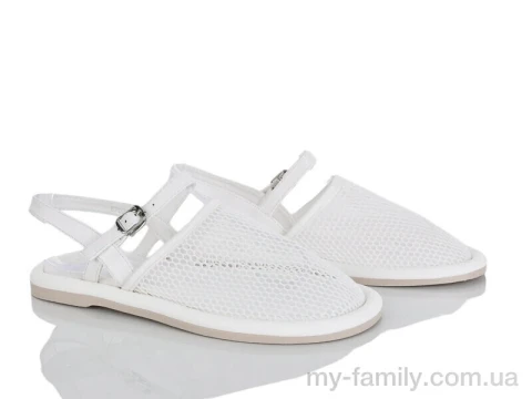 Босоніжки штучна шкіра-текстиль білий жінки -, Жіночі босоніжки оптом