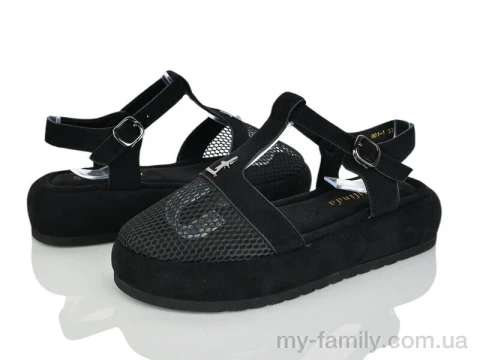 Босоніжки штучна замша чорний жінки -, Жіночі босоніжки оптом