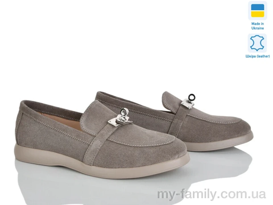 Туфлі натуральна замша коричневий жінки -, Туфлі жіночі оптом