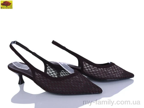 Туфли искусственная замша-текстиль коричневый женщины -, Туфли женские оптом