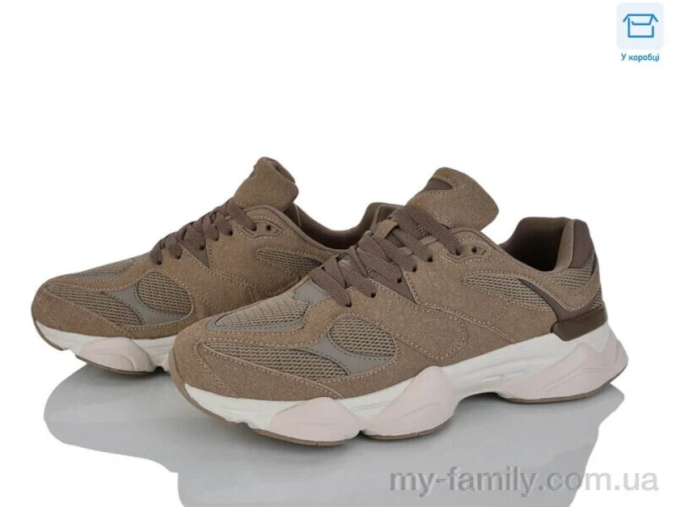 Кросівки штучна замша-текстиль коричневий чоловіки -, Чоловічі кросівки оптом
