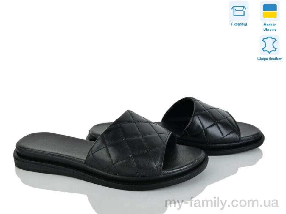 Шльопанці натуральна шкіра чорний жінки -, Жіночі шльопанці оптом