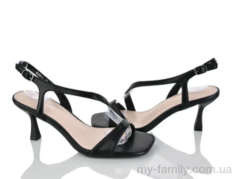 Босоніжки штучна шкіра чорний жінки -, Жіночі босоніжки оптом