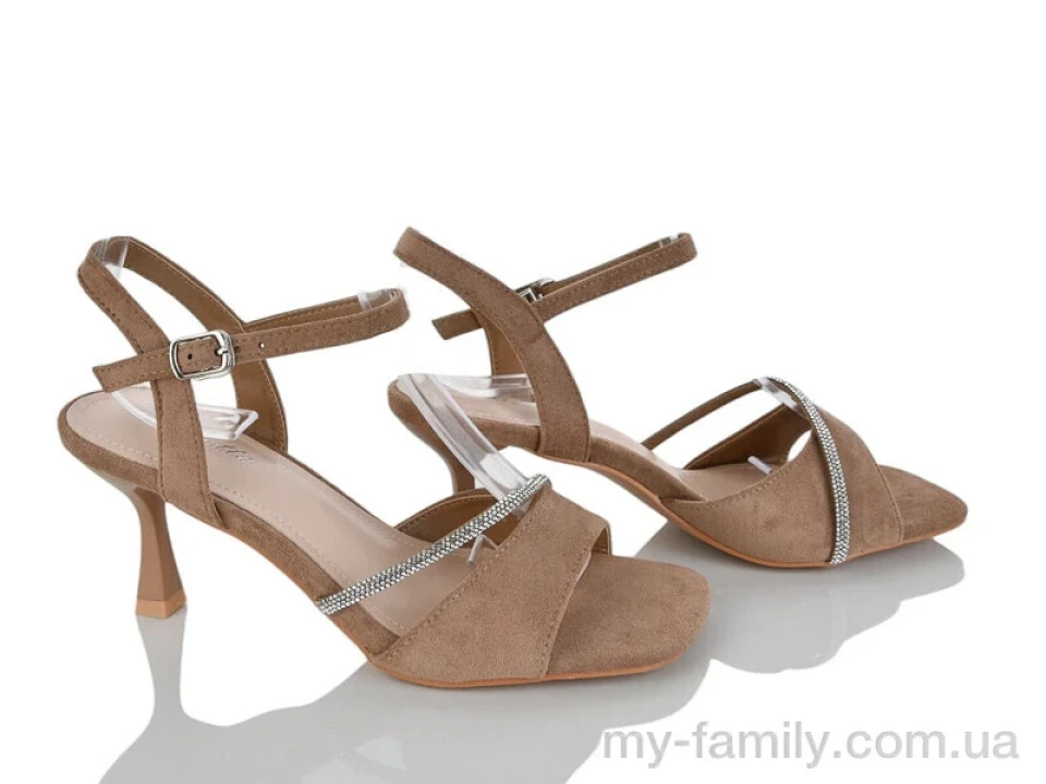 Босоніжки штучна замша коричневий жінки -, Жіночі босоніжки оптом