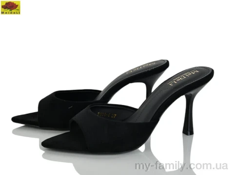 Шльопанці штучна замша чорний жінки -, Жіночі шльопанці оптом