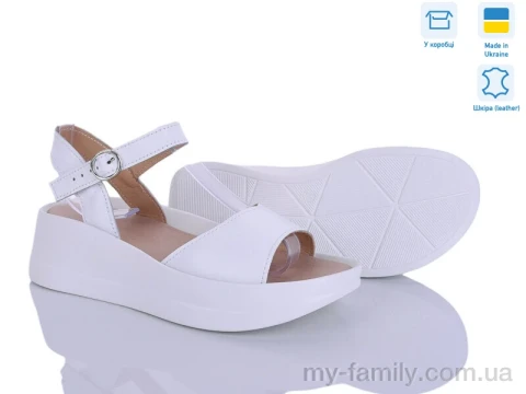Босоніжки натуральна шкіра білий жінки -, Жіночі босоніжки оптом