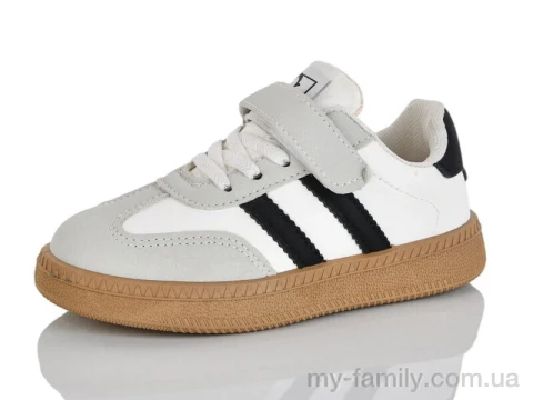 Кросівки штучна шкіра білий діти унісекс, Дитячі кросівки оптом