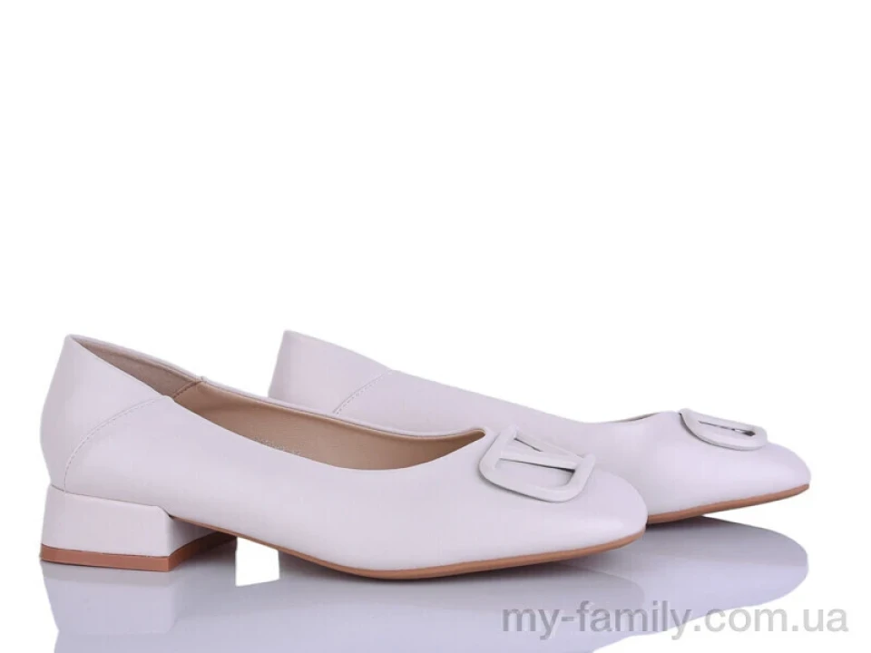 Туфлі штучна шкіра бежевий жінки -, Туфлі жіночі оптом