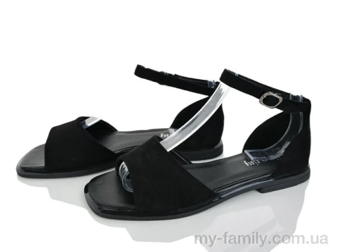 Босоніжки штучна замша чорний жінки -, Жіночі босоніжки оптом