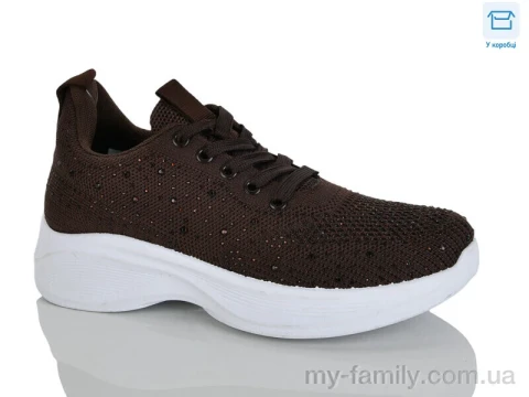 Кросівки текстиль коричневий жінки -, Жіночі кросівки оптом